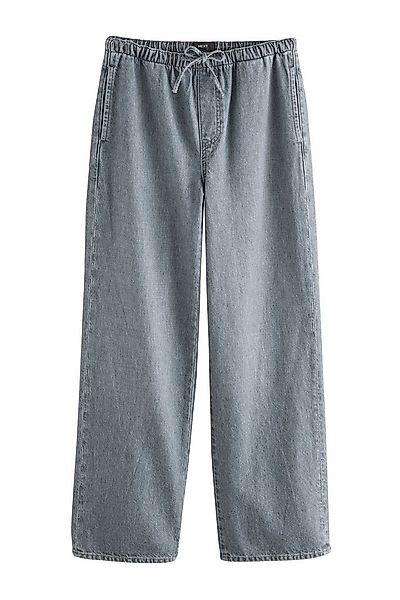 Next Weite Jeans Schlupfjeans mit weitem Bein, Kurzgröße (1-tlg) günstig online kaufen