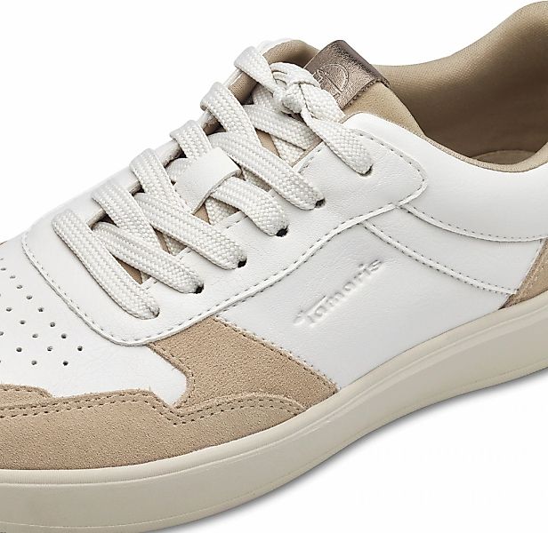 Tamaris Plateausneaker, Freizeitschuh, Halbschuh, Schnürschuh mit Kontrastb günstig online kaufen