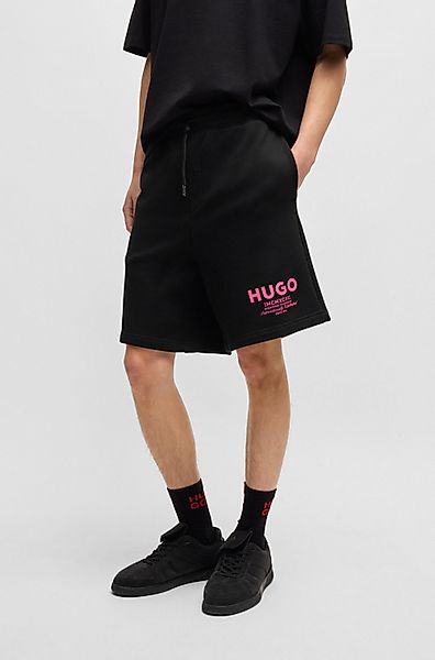 HUGO Blue Sweatshorts "Nomario", mit großem Druck günstig online kaufen