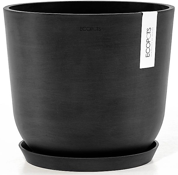 ECOPOTS Blumentopf Oslo 25 Dunkelgrau, für günstig online kaufen