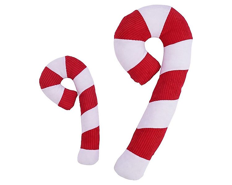 Pettimania Tierkuscheltier Weihnachtsspielzeug Zuckerstange weiß-rot aus Pl günstig online kaufen