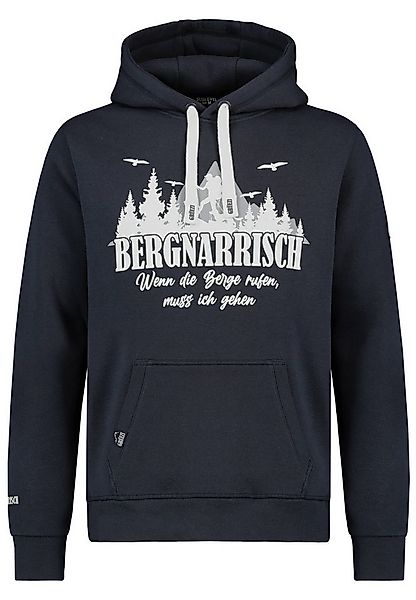 SUBLEVEL Hoodie Herren Kapuzenpullover mit mit Bergprints Sweater, Kapuzens günstig online kaufen