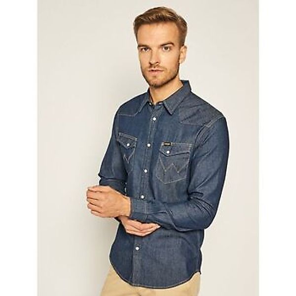 Wrangler  Hemdbluse 112130116 WESTERN-DENIM DARK BLUE günstig online kaufen