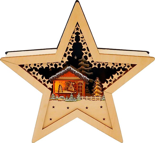 Myflair Möbel & Accessoires Dekostern, LED-Beleuchtung, batteriebetrieben günstig online kaufen