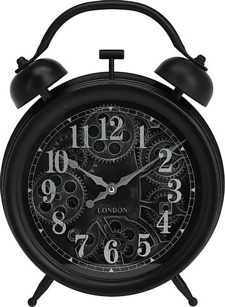WANDUHR in Form vom Wecker RÖMISCHE ZIFFERN ca. 30,5 cm 1 Stück rund Polypr günstig online kaufen