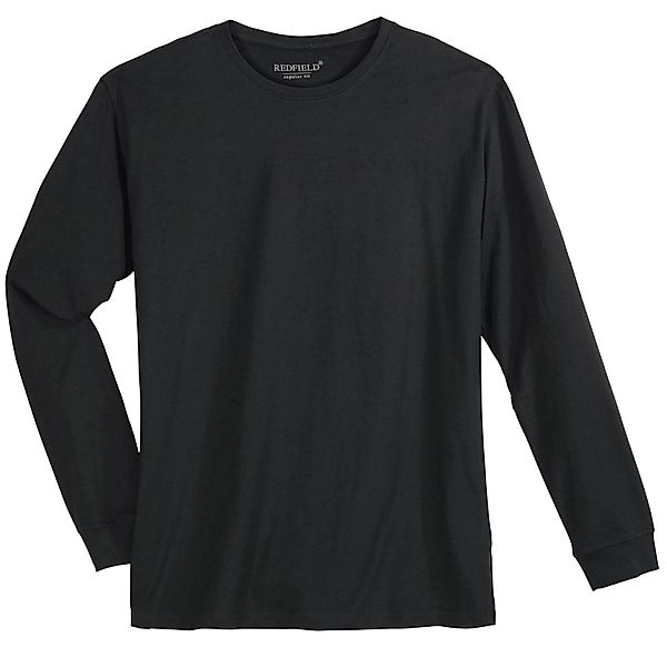 redfield Langarmshirt Schwarzes Redfield Langarmshirt Modell günstig online kaufen
