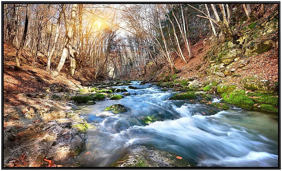Papermoon Infrarotheizung »Fluss durch Wald«, sehr angenehme Strahlungswärm günstig online kaufen