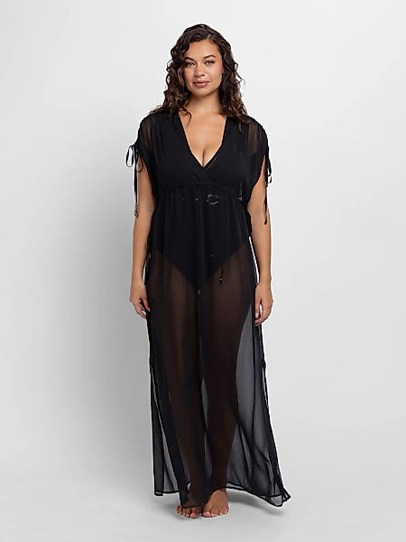 Dorina Strandkleid "Sabrina" tiefer V-Ausschnitt günstig online kaufen