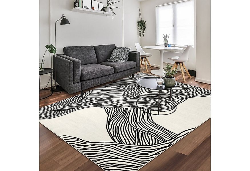 GarveeMore Teppich, rechteckig, Höhe: 7 mm, Geeignet für moderne und minima günstig online kaufen