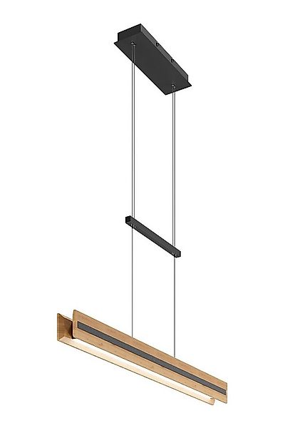 Elobra LED Pendelleuchte CHILE, 115 x 165 cm, Eichenholz, Granit, Metall, A günstig online kaufen