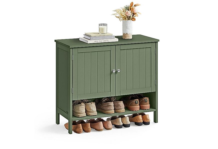 VASAGLE Schuhschrank moderner Landhausstil, mit höhenverstellbaren Ablagen, günstig online kaufen