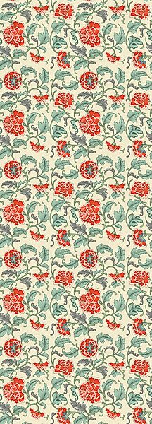 queence Vinyltapete »Ashley« Motiv   bedruckt   botanisch   floral   gemust günstig online kaufen