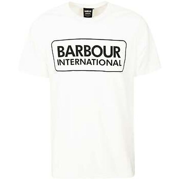 Barbour  T-Shirts & Poloshirts Essential Large Logo T-Shirt White günstig online kaufen