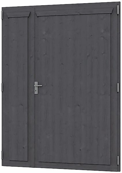 Skanholz Doppelflügeltür für Carports, 148 x 198 cm günstig online kaufen