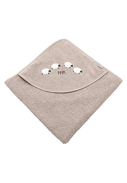 Sterntaler® Badetücher Kapuzenbadetuch 80x80 cm SCHAF Flocke, 100 % Baumwol günstig online kaufen