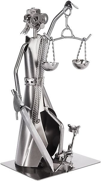 BRUBAKER Dekofigur Schraubenmännchen Justitia mit Schlange und Waage - Jura günstig online kaufen