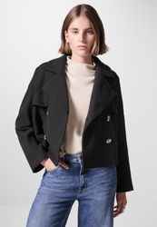 STREET ONE STUDIO Kurzjacke ohne Kapuze mit Knopfleiste günstig online kaufen