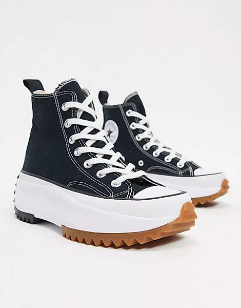 Converse – Run Star Hike Hi – Sneaker in Schwarz günstig online kaufen