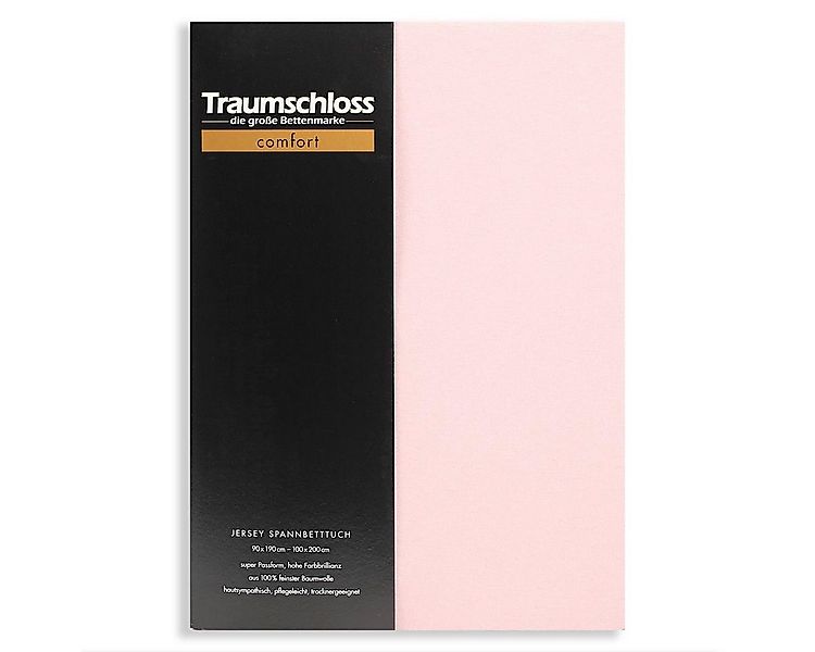 Traumschloss Spannbettlaken Comfort, Jersey, Gummizug: rundum, (1 Stück), 1 günstig online kaufen