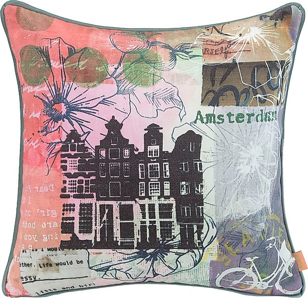 H.O.C.K. Dekokissen "Lieblingsstädte AMSTERDAM" mit Amsterdam-Motiv, Wendek günstig online kaufen