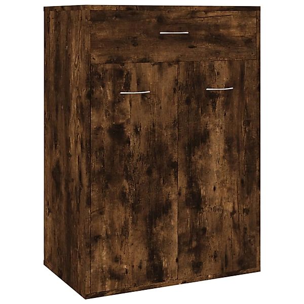 vidaXL Schuhschrank Räuchereiche 60x35x84 cm Holzwerkstoff 815417 günstig online kaufen