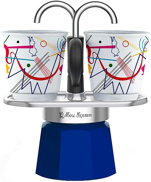 BIALETTI Espressokocher "Mini Express Kandinsky" 0,09 l Kaffeekanne (1 Espr günstig online kaufen