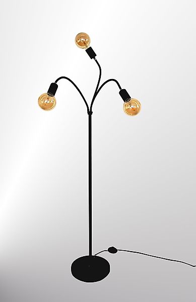 TRANGO Stehlampe, 3-flammig Stehleuchte 1531A *EARTH* günstig online kaufen