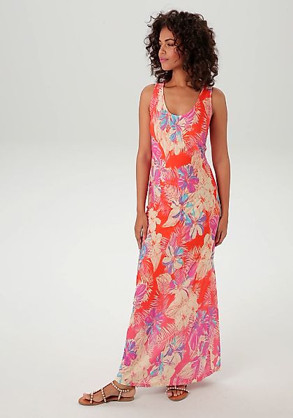 Aniston CASUAL Sommerkleid, mit farbenfrohen Blumendruck - jedes Teil ein U günstig online kaufen