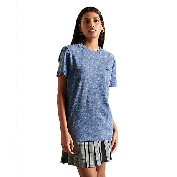 Superdry Loose Fit Vintage Logo Embroidered Kurzarm T-shirt M Tidal Blue Sp günstig online kaufen