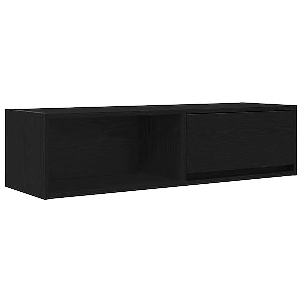 vidaXL TV-Schrank Schwarz Eichen-Optik 100x31x25,5 cm Holzwerkstoff 861474 günstig online kaufen