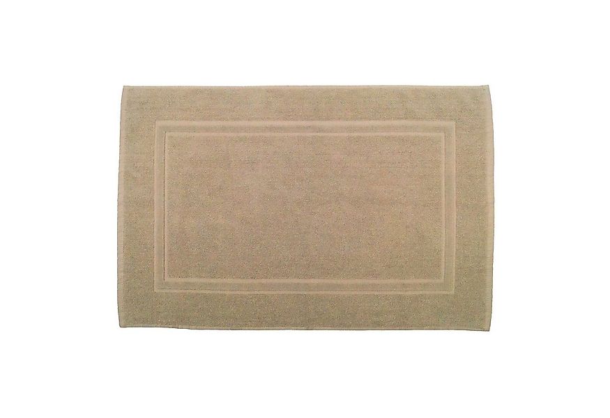 Julie Julsen Badematte 1-Badematte-Sand-50 x 40 cm, Baumwolle, Doppelrahmen günstig online kaufen