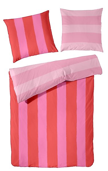 Primera Bettwäsche "Renforce-Bettwäsche Color Block" 2 Stk. tlg. mit kräfti günstig online kaufen