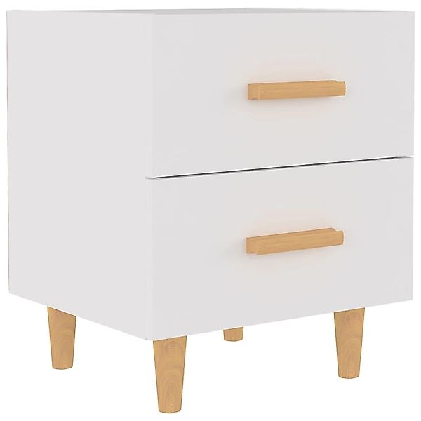 vidaXL Nachttisch Weiß 40x35x47,5 cm 811970 günstig online kaufen