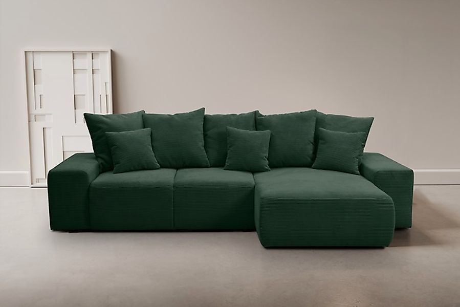 WERK2 Ecksofa »Riwa, modernes Sofa zum Kuscheln und Entspannen, Breite 300c günstig online kaufen