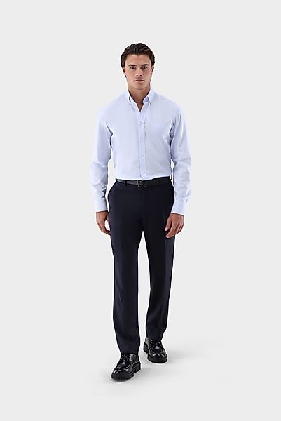 Dobby-Hemd mit Button Down Kragen Tailor Fit günstig online kaufen