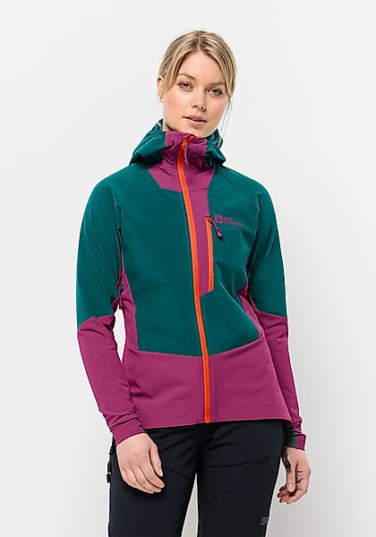 Jack Wolfskin Softshelljacke "ALPSPITZE HOODY W" mitKapuze günstig online kaufen