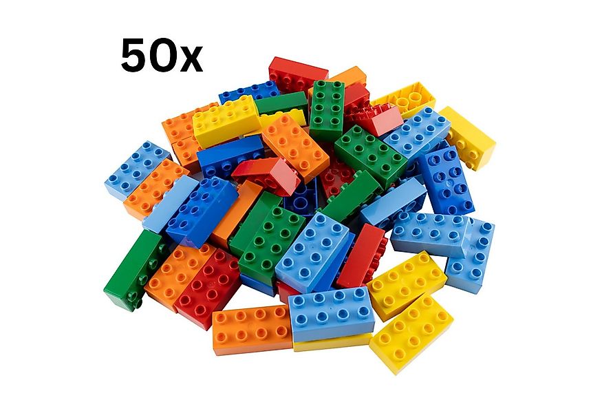 LEGO® LEGO® DUPLO® 2x4 Steine Bausteine Bunt Gemischt - 3011 NEU! Menge 50x günstig online kaufen
