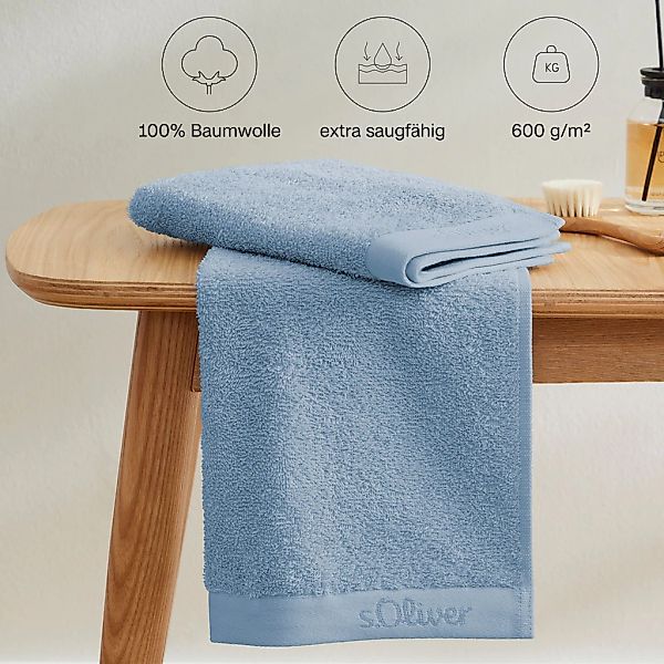 s.Oliver Handtuch Set »s. Oliver, besonders weich und saugfähig,«, (Set, 6 günstig online kaufen