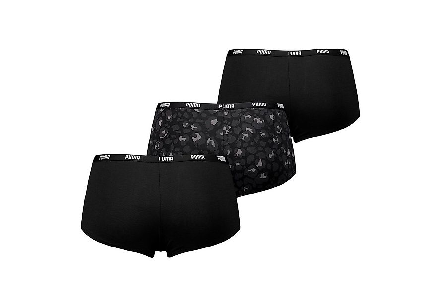 PUMA Panty PUMA WOMEN PRINTED MINI SHORT 3P PACK (3er Pack) 2x uni, 1x Anim günstig online kaufen