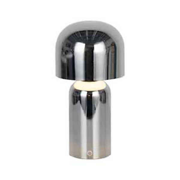 LED-Akku-Tischlampe Niko, chromfarben, Höhe 26 cm, Metall günstig online kaufen