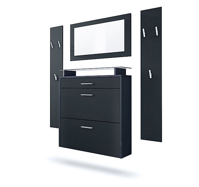 Vladon Garderoben-Set Malea, (Garderobenset bestehend aus 1 Hängeschuhschra günstig online kaufen