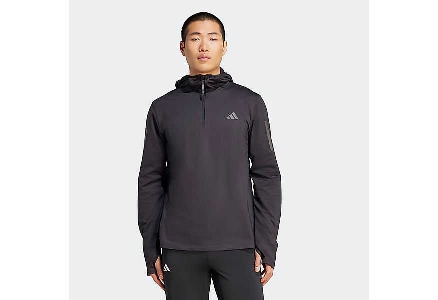 adidas Performance Laufshirt OWN THE RUN WINTERIZED HOODIE MIT HALBEM REISS günstig online kaufen