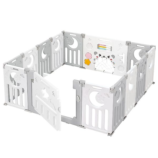 OUNUO Laufstall baby Laufgitter klappbar mit günstig online kaufen