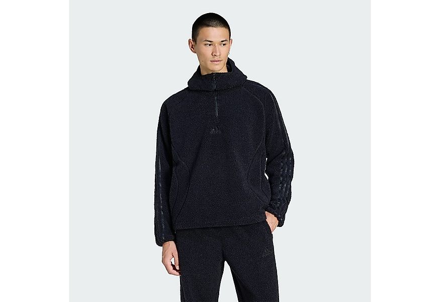 adidas Originals Fleecepullover BORG FLEECE TEAMGEIST 1/4 ZIP HOODIE (1-tlg günstig online kaufen