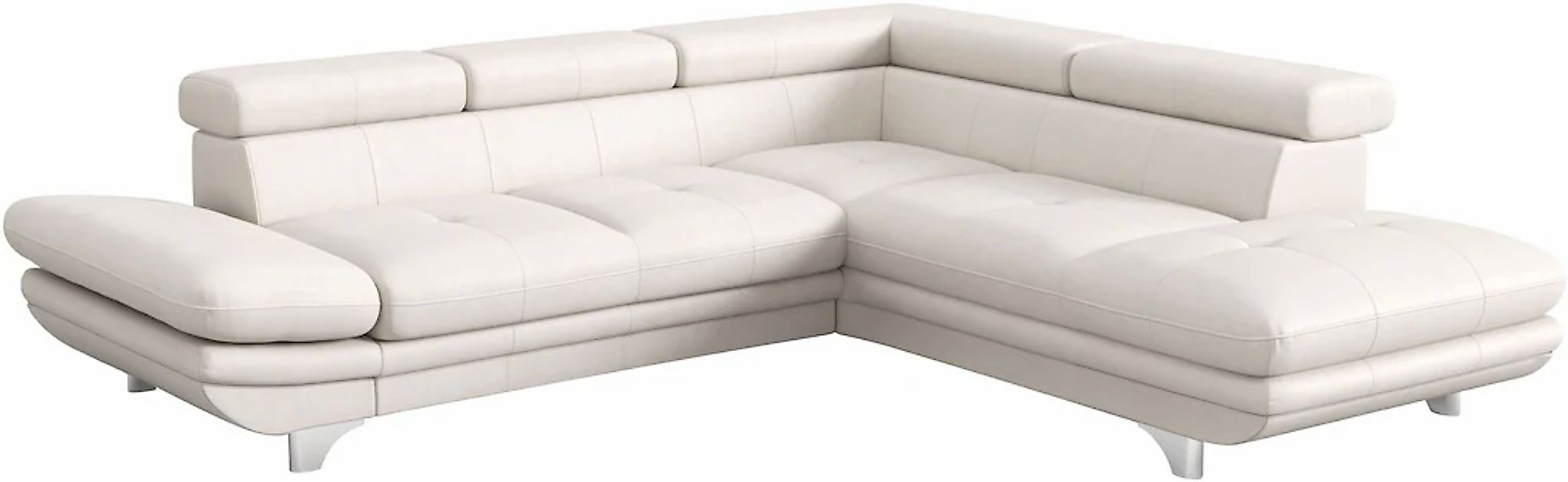 COTTA Ecksofa »Enterprise L-Form« mit Arm- & Kopfteilverstellung, wahlweise günstig online kaufen