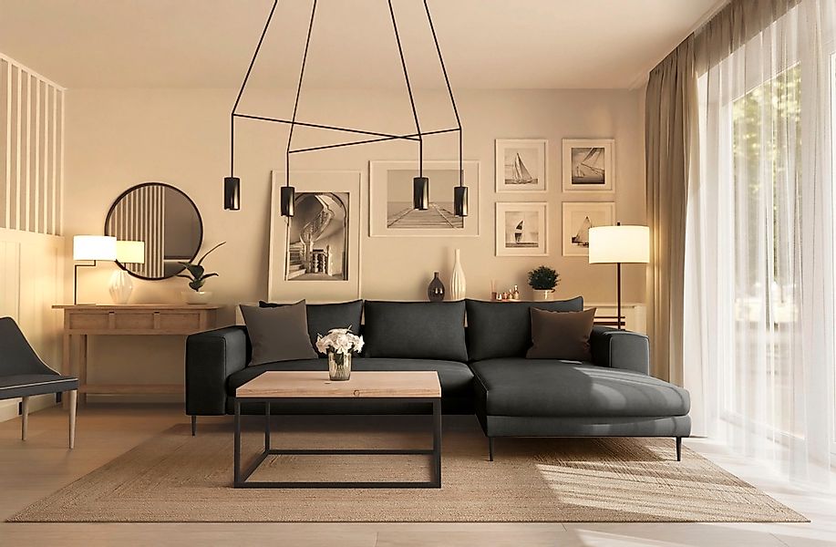 INOSIGN Ecksofa »Aurora, L-Form, mit extra breiter Recamiere, 324 x 170 cm günstig online kaufen