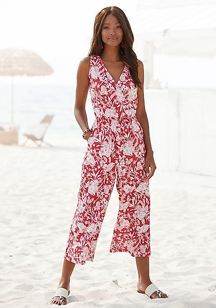 LASCANA Overall mit Wickeloptik und V-Ausschnitt günstig online kaufen