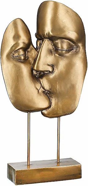 Casablanca by Gilde Dekoobjekt »Skulptur Kuss goldfarben H. 41,5 cm« günstig online kaufen