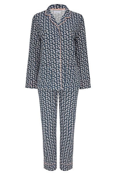 SNOOZE OFF Pyjama Schlafanzug in dunkelblau günstig online kaufen