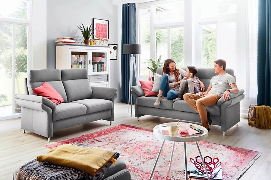 Home affaire Polstergarnitur Mailand, Set: 3-Sitzer, 2-Sitzer und Sessel, w günstig online kaufen